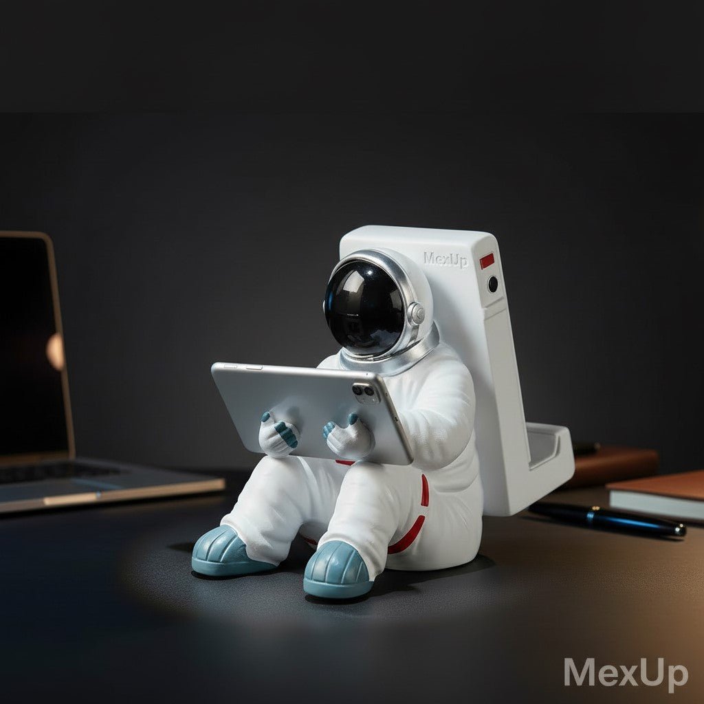 Astronaut Phone Holder - Cute Desk Stand - mexup