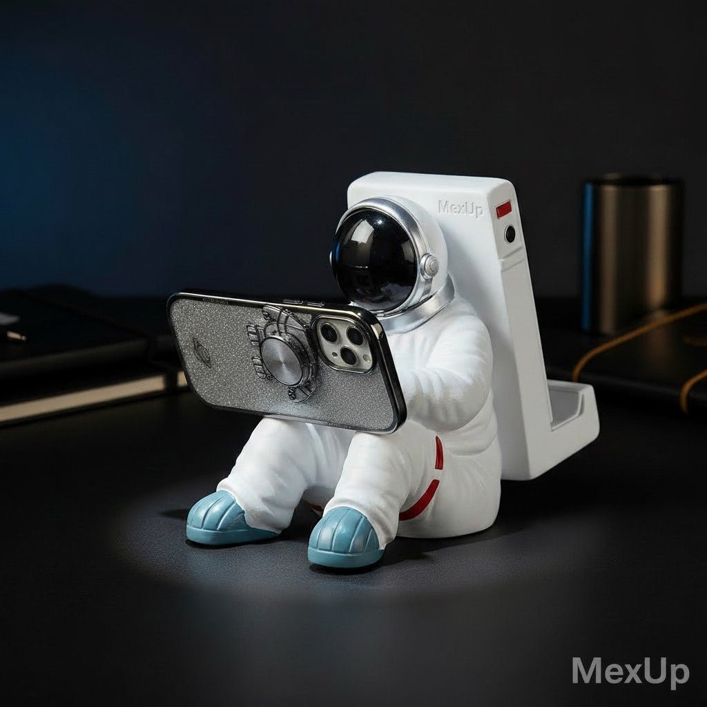 Astronaut Phone Holder - Cute Desk Stand - mexup