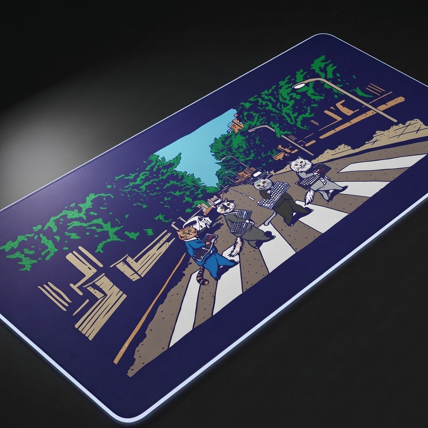 XL Extended Desk Pad – Premium Black Mouse & Keyboard Mat - mexup